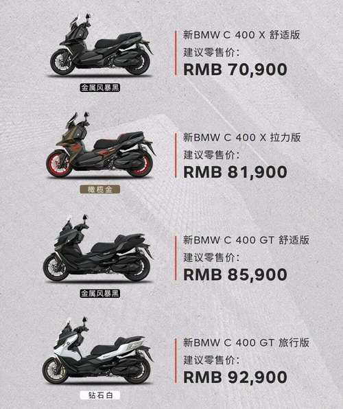 宝马摩托车官方报价表(宝马摩托车官方报价表大全)