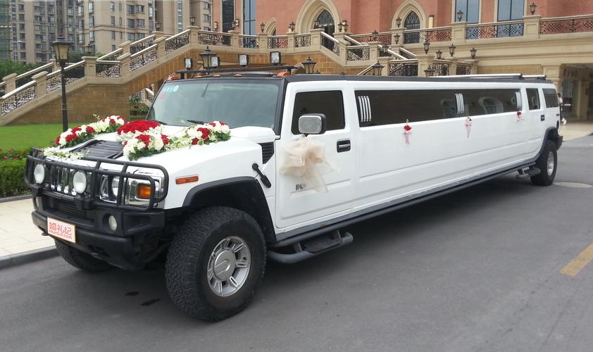 悍马加长版婚车/悍马婚车装饰图片大全